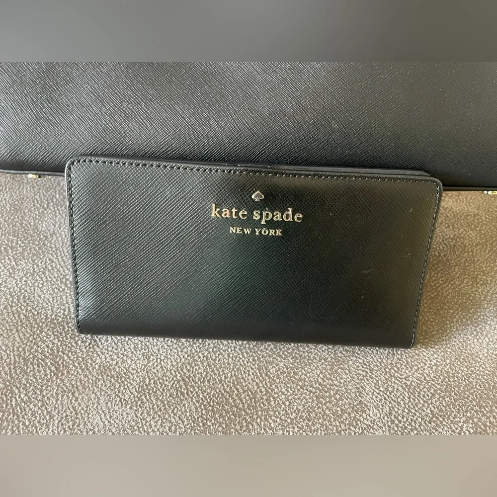 Kate Spade New York Cameron medium leather satchel set shoulder bag and wallet - Picture 7 of 9
